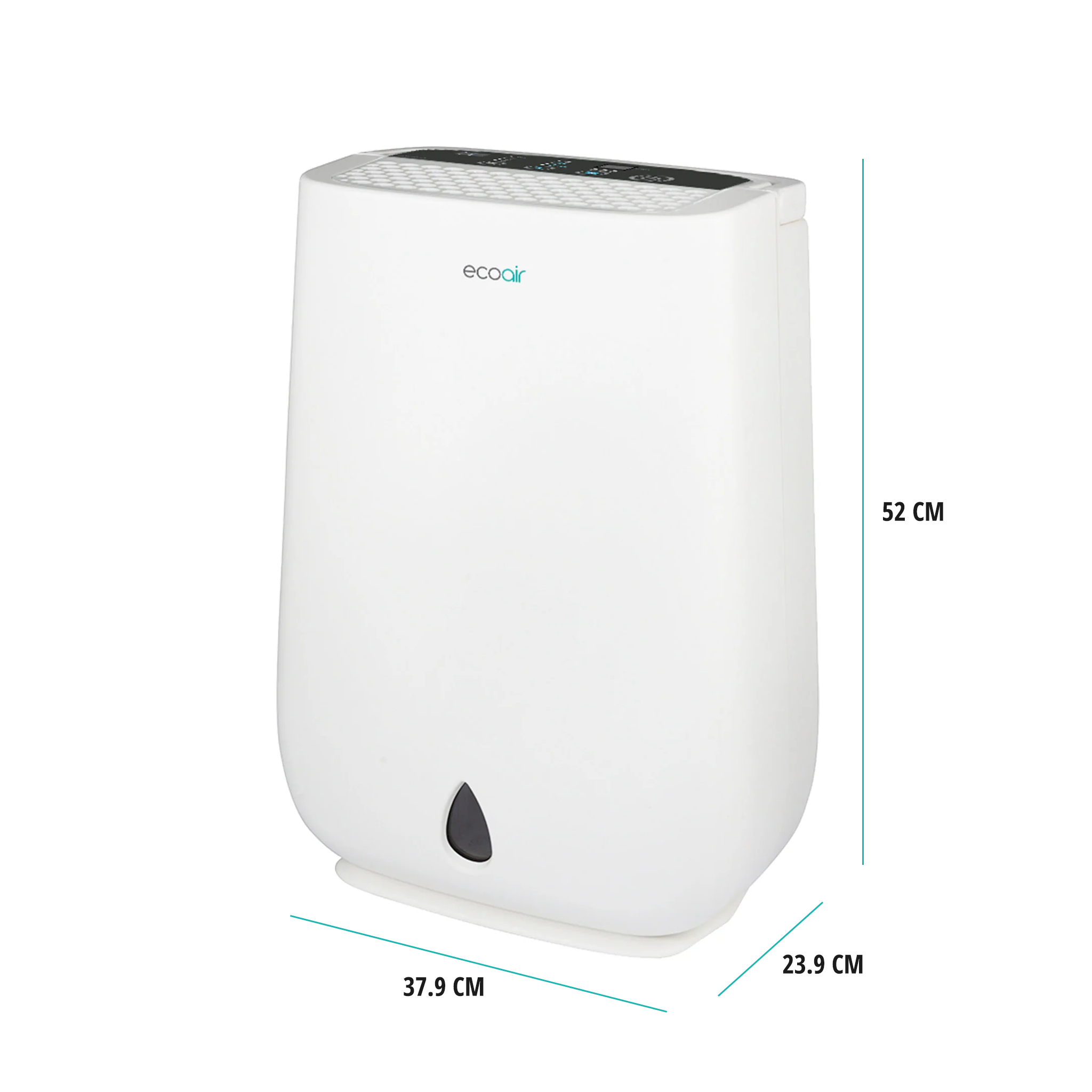 DD3 Classic MK3 Digital Hygrometer Antibacterial Filter Quiet Lightweight Desiccant Dehumidifier 37.9x23.8x52cm