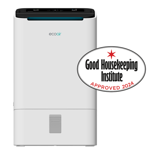 EcoAir DD2 Simple Electronic Control LED Display Energy Saving Antibacterial Filter 9L Desiccant Dehumidifier Front View Goodhouse Keeping 2024