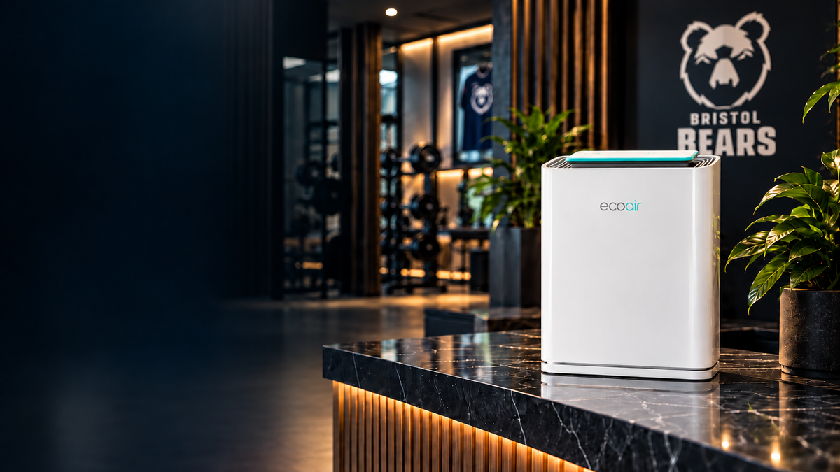 EcoAir AVS Air Steriliser at the Bristol Bears High Performance Centre