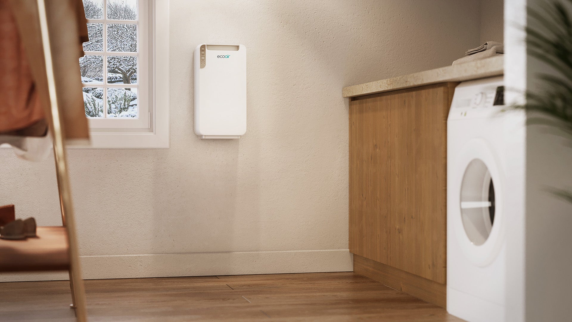 Piccola Desiccant Dehumidifier 5L/Day Wall Mount / Free Standing IP24 Antibacterial Filter Home Garage Basement Bathroom Boat  - Like New