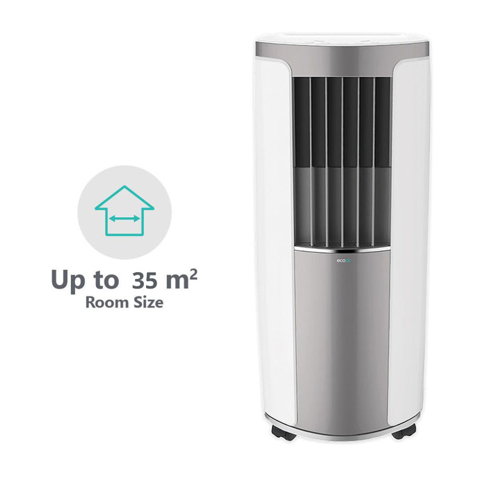 Heat Pump Portable Air Conditioner with Carbon Filter | 5-in-1 Cool Heat Dehumidifier Fan | FREE Window Seal & Window Kit | Apollo MK2 12k BTU