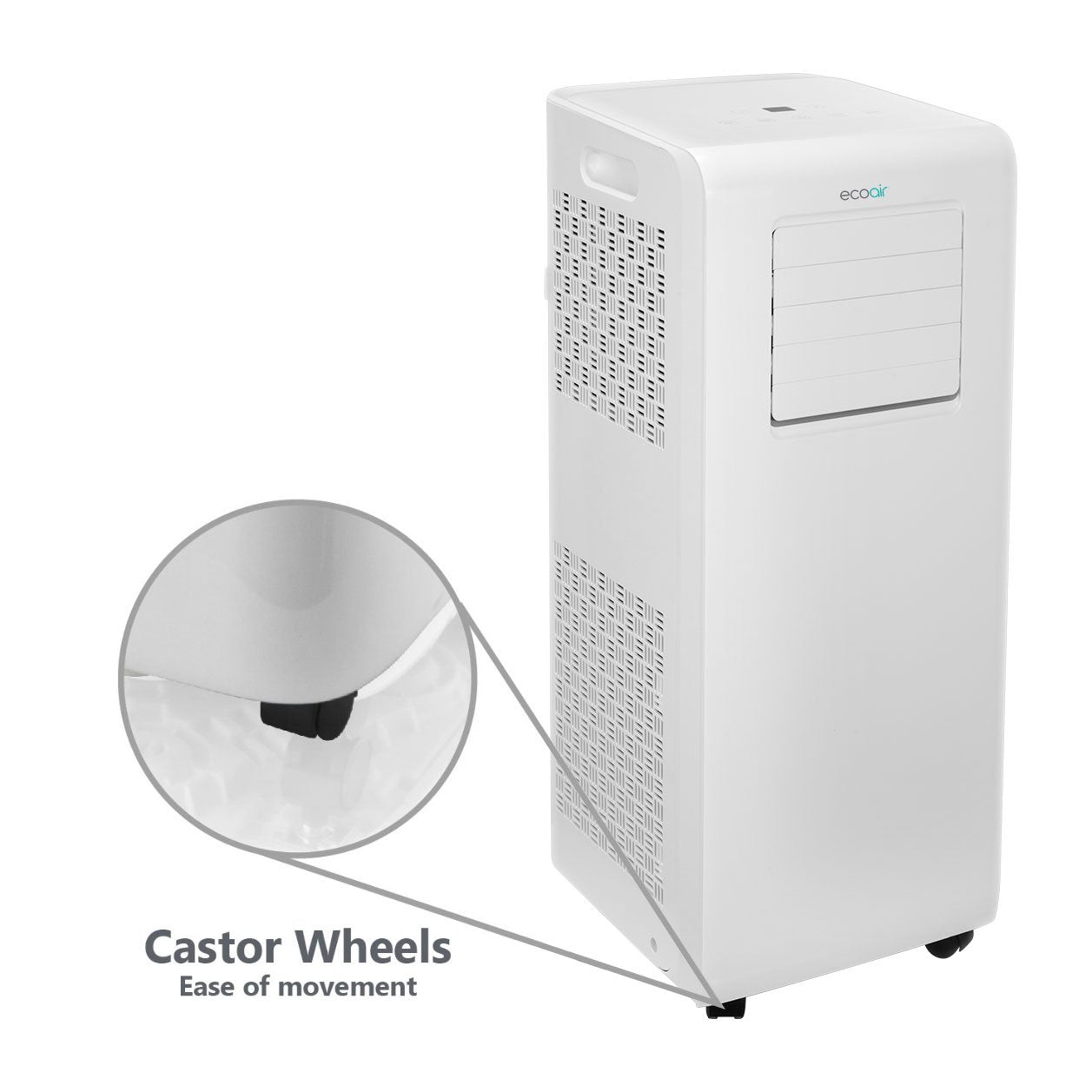 Portable Air Conditioning Class A Energy | 5-in1 Air Conditioning, Dehumidifier, Fan, Sleep Mode & WIFI | FREE Window Seal Kit | 9000 BTU Crystal MK2 - Good