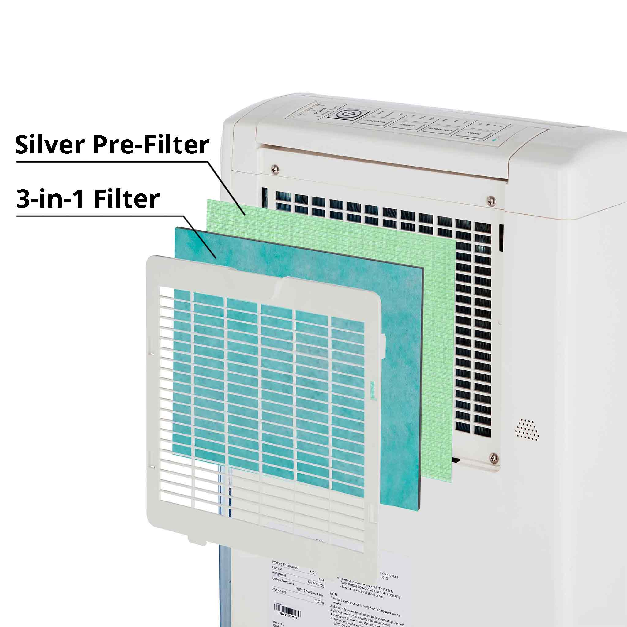 Filter - DC202 Anti Bacterial Silver Filter - FDE-100005